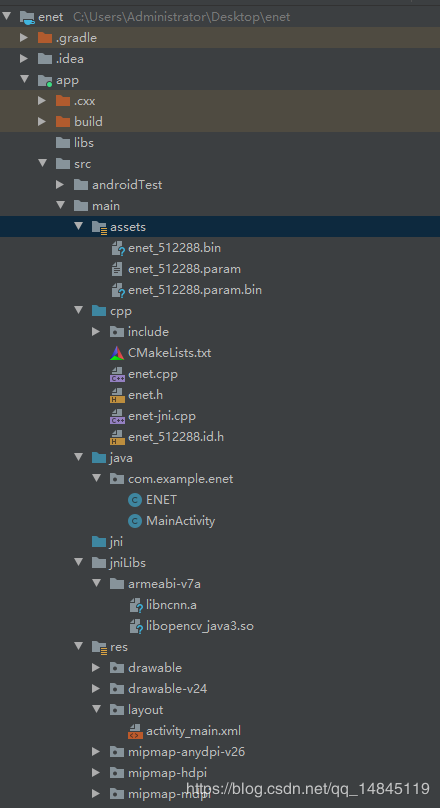 基于Android studio3.6的JNI教程之ncnn之語(yǔ)義分割ENet