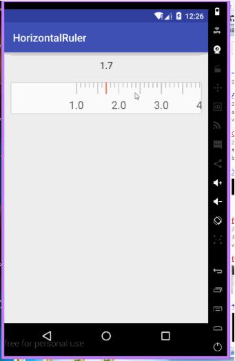 android尺子的自定義view——RulerView詳解