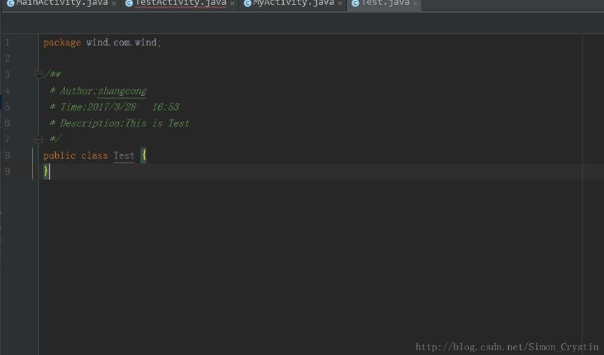 Android Studio自定義萬(wàn)能注釋模板與創(chuàng)建類,方法注釋模板操作
