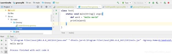 Android Studio 中運行 groovy 程序的方法圖文詳解