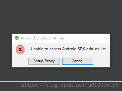 Android Studio報錯unable to access android sdk add-on list解決方案