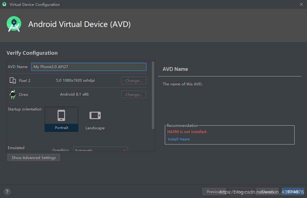 Android Studio 3.6安裝全過程及AVD安裝運行步驟詳解