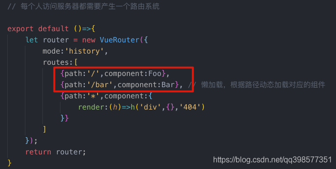 vue的ssr服務(wù)端渲染示例詳解