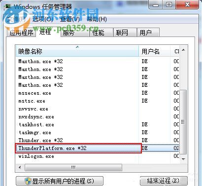 thunderplatform怎么關閉？win7關閉ThunderPlatform進程的方法
