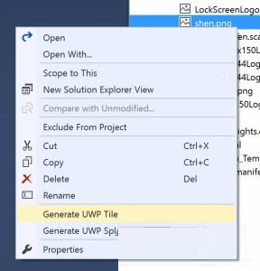Win10開發者快速生成應用磁貼的圖標的方法