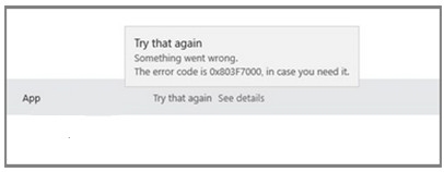 win10應(yīng)用商店出現(xiàn)錯誤803f7000的解決方法