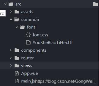 vue如何使用外部特殊字體的操作