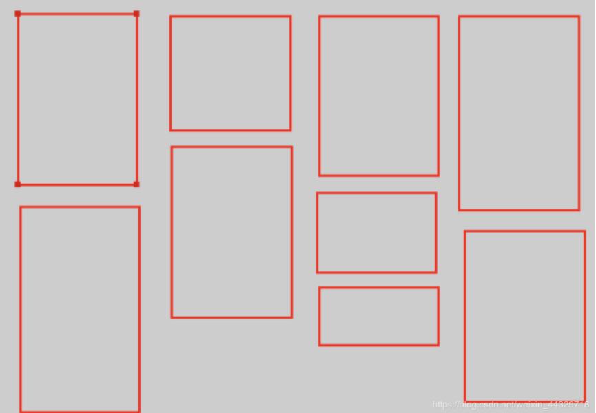 vue實(shí)現(xiàn)簡單瀑布流布局