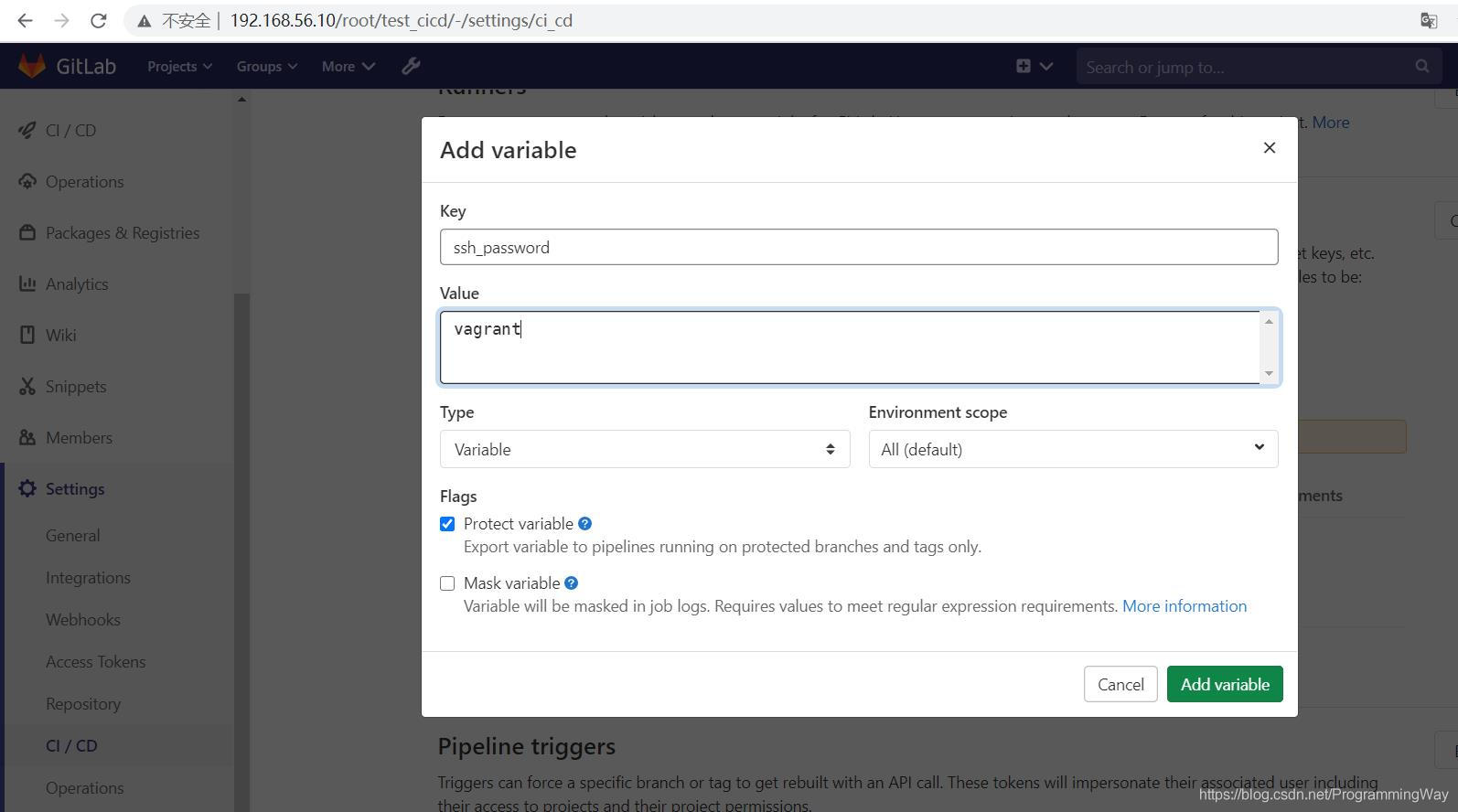 Gitlab CI-CD自動化部署SpringBoot項目的方法步驟