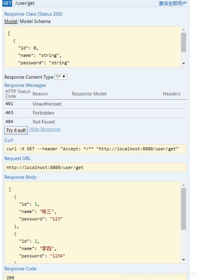 在SpringBoot項目中的使用Swagger的方法示例