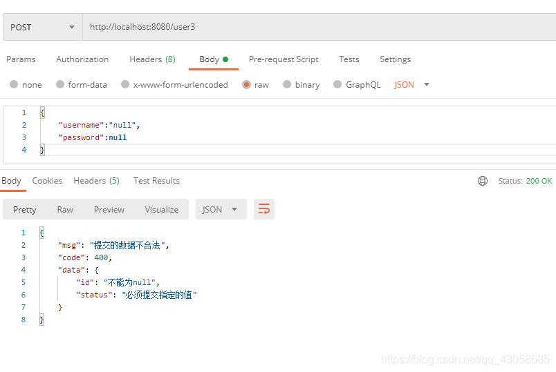 SpringBoot后端進行數據校驗JSR303的使用詳解