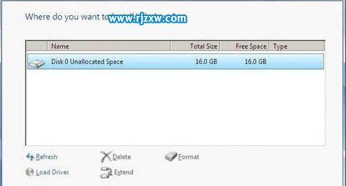 Win7安裝無法創建分區的解決方案