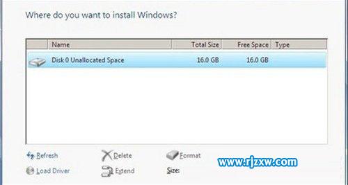 Win7安裝無法創建分區的解決方案