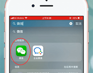 蘋果手機(jī)找不到微信怎么辦?具體操作步驟