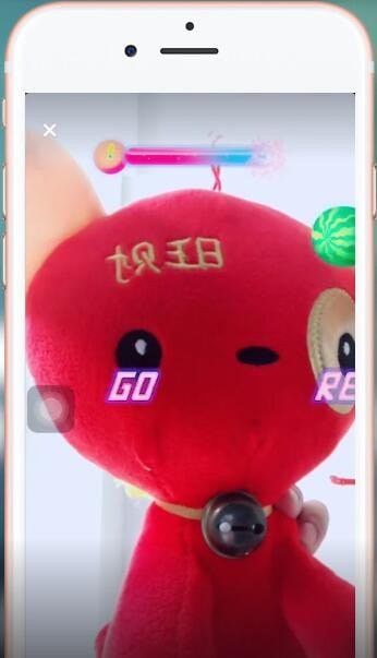 抖音APP拍攝出水果轟炸機具體操作步驟