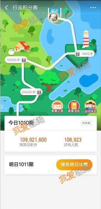 支付寶行走積分賽走多少步才能獲得積分？