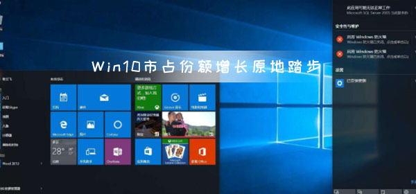 Windows10市占份額增長原地踏步 win7市占小幅度上升