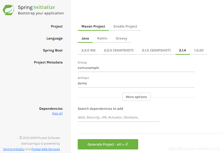SpringBoot創(chuàng)建并簡單使用的實(shí)現(xiàn)