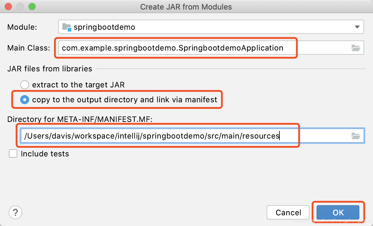 IDEA 將 SpringBoot 項(xiàng)目打包成jar的方法