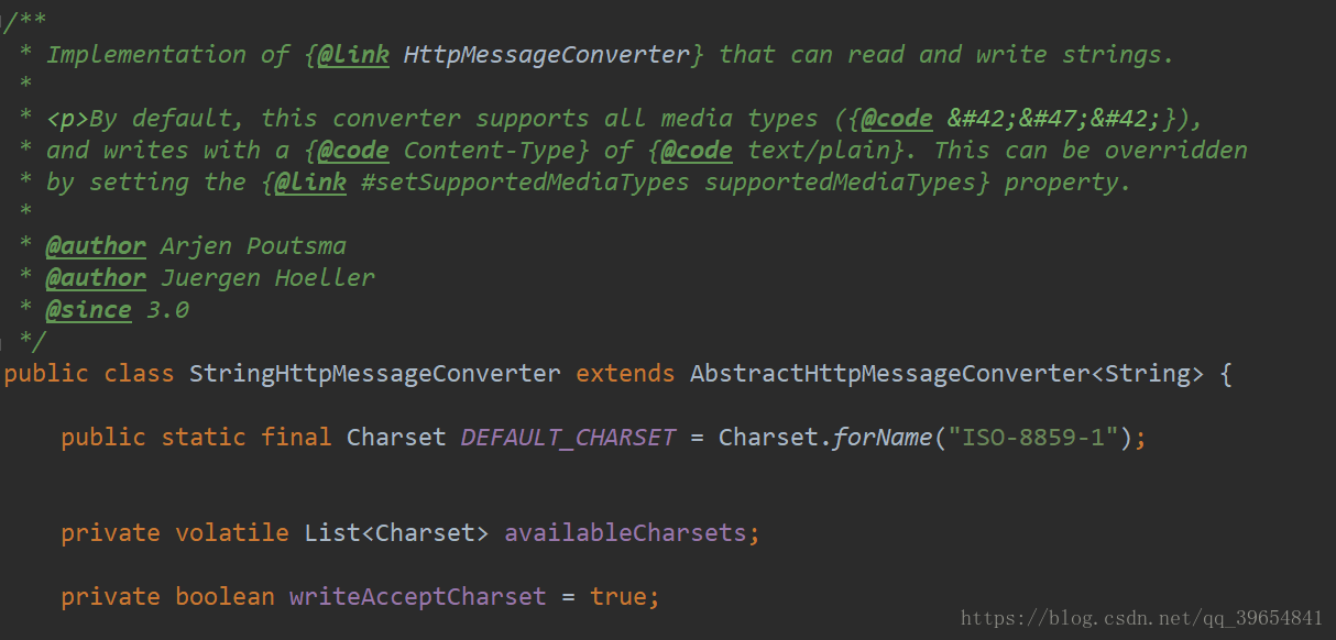 springboot全局字符編碼設置解決亂碼問題