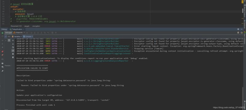 SpringBoot 集成 Jasypt 對數據庫加密以及踩坑的記錄分享