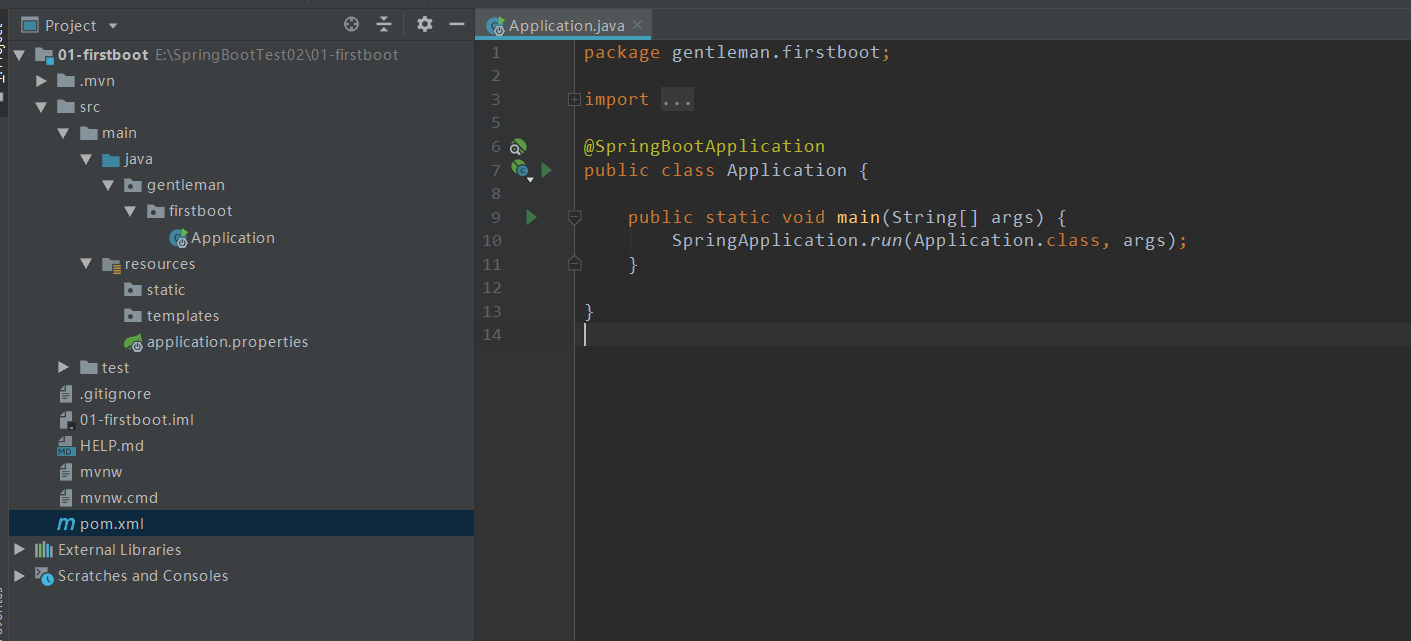 SpringBoot環境搭建及第一個程序運行(小白教程)