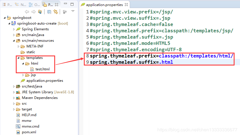 SpringBoot項目中的視圖解析器問題(兩種)