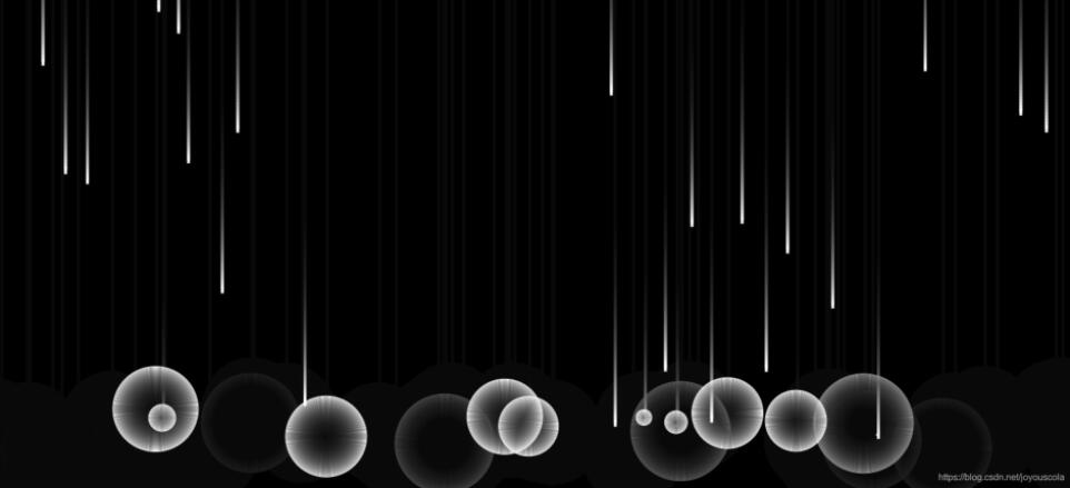 javascript canvas實(shí)現(xiàn)雨滴效果