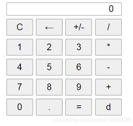 javascript實現簡易計算器功能