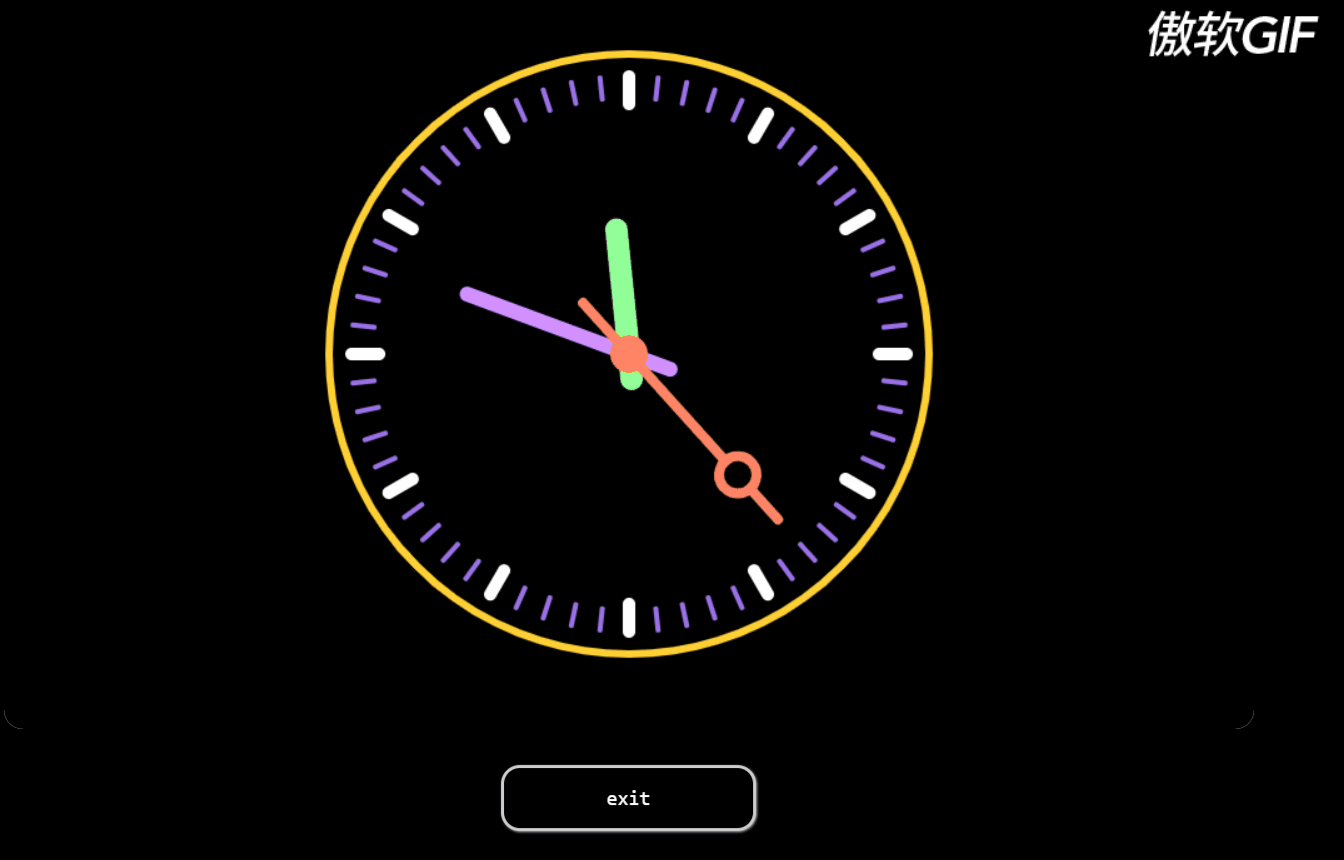 javascript canvas時(shí)鐘模擬器