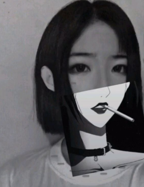 抖音動漫半遮臉素材怎么做 抖音半遮臉素材圖片制作教程