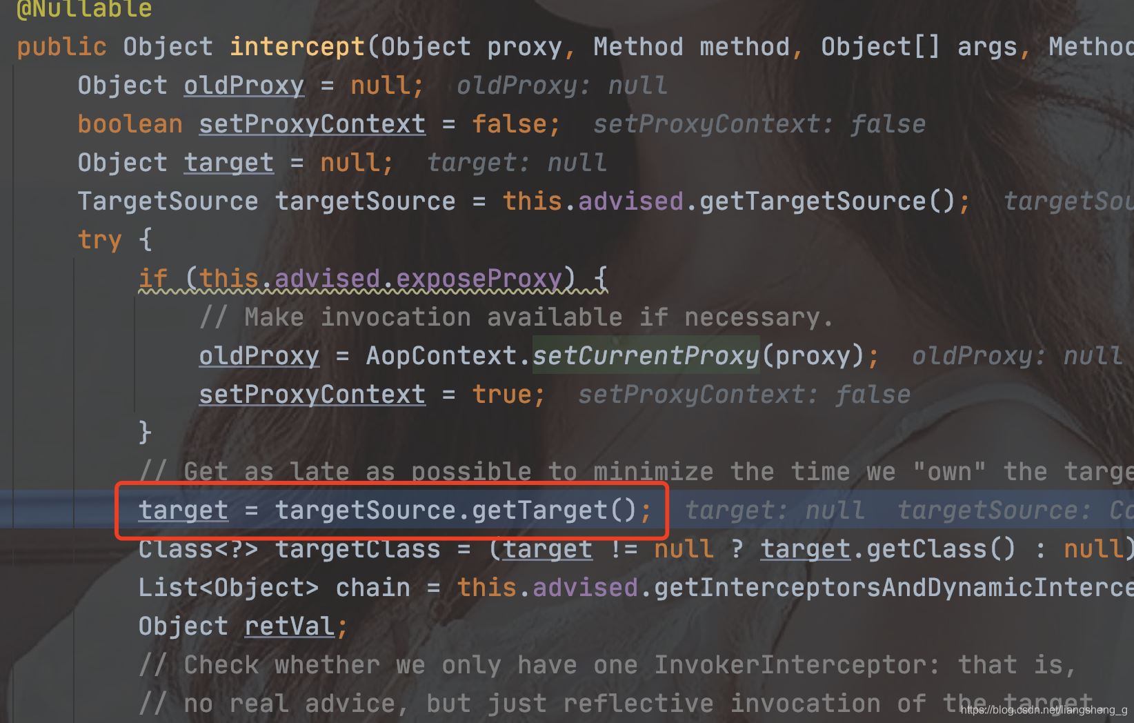 spring @Lazy延遲注入的邏輯實現