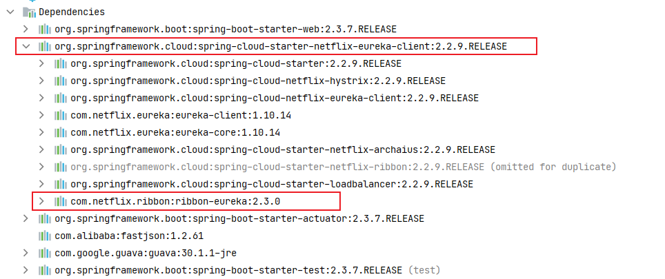 spring cloud服務之間的調用之ribbon詳解
