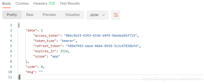 Spring Cloud OAuth2中/oauth/token的返回內(nèi)容格式