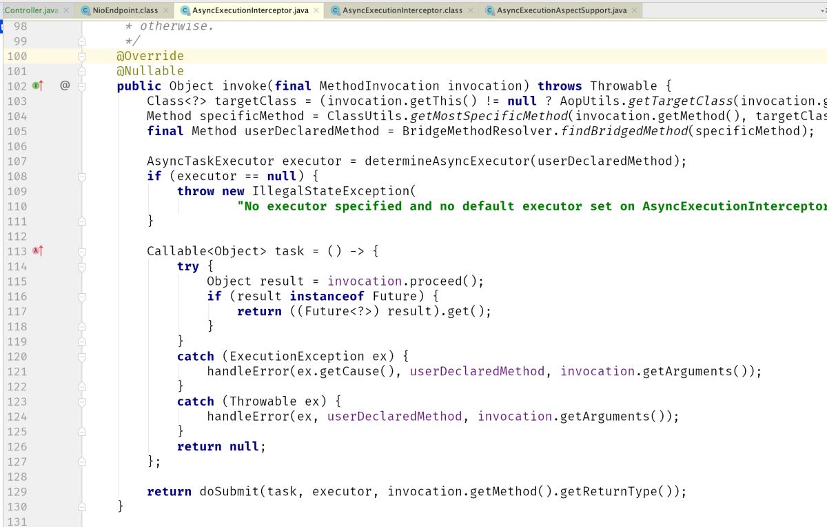 spring boot使用@Async異步注解的實現(xiàn)原理+源碼