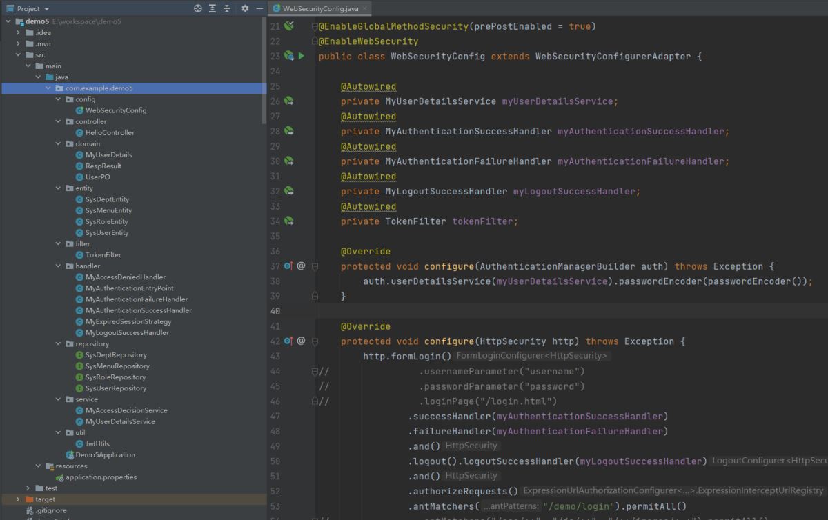 基于Spring Security前后端分離的權限控制系統問題