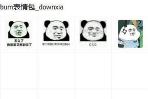 抖音bum高清動圖分享 熊貓bum表情包大全