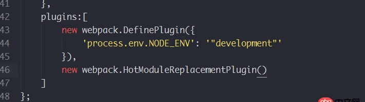javascript - webpack熱加載配置不生效