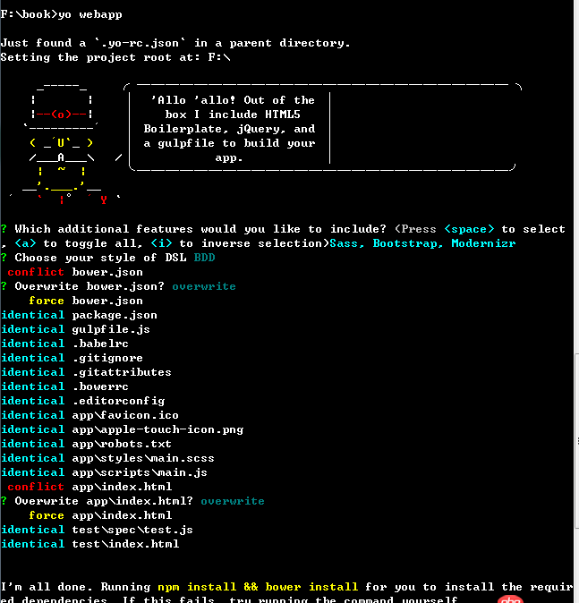 node.js - yo webapp構(gòu)建項(xiàng)目時(shí)報(bào)錯(cuò)了，如圖