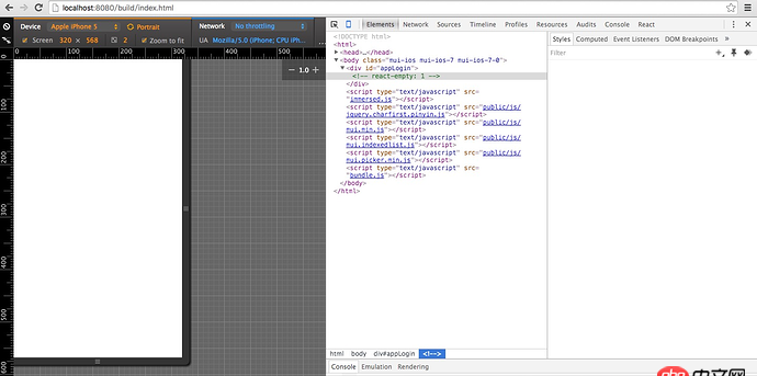 node.js - react應用加了react-redux后webpack打包后頁面顯示空白,也沒有報錯