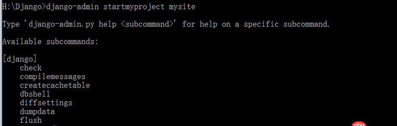 javascript - windos下第一次用Django無法正確創(chuàng)建工程目錄