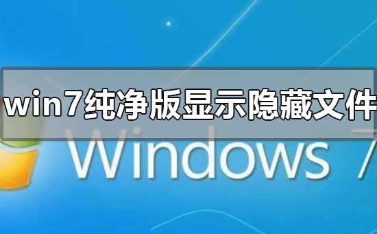 win7純凈版怎么顯示隱藏文件