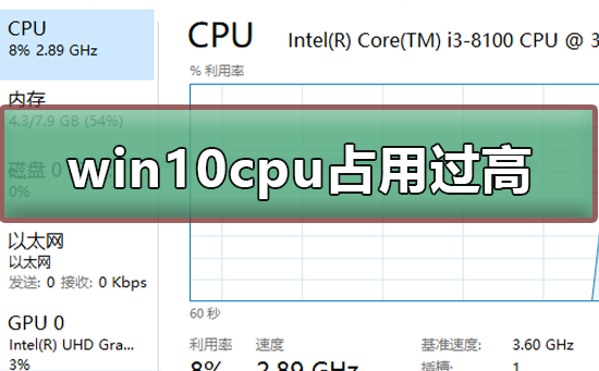 win10系統cpu占用過高