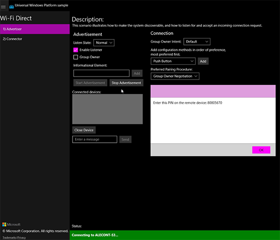 Windows10設備如何使用wifi direct