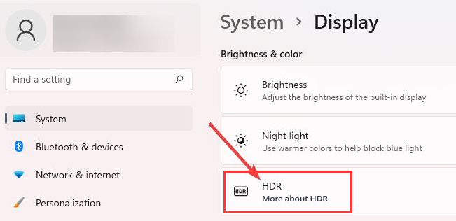 Windows11設置HDR視頻顯示步驟介紹