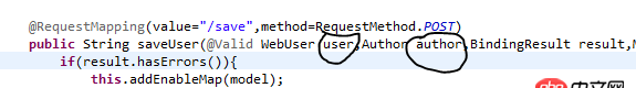 java - jsp的字能自動(dòng)填充到user,卻不能自動(dòng)填充到author為什么呀?