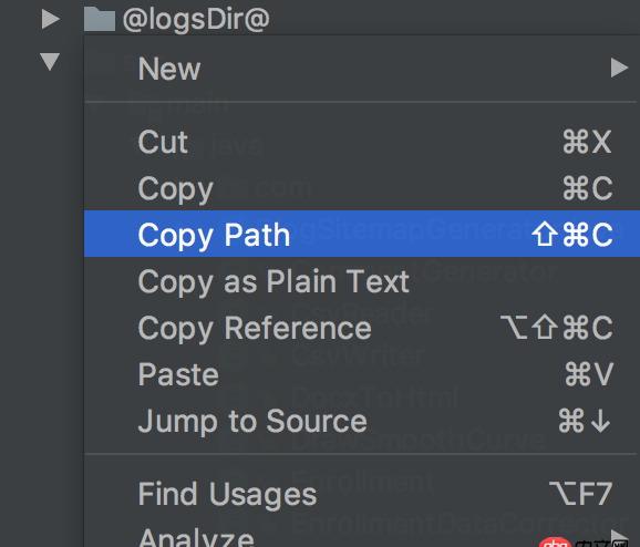 java - IDEA和webstorm怎么查看文件的properties我想文件的相對路徑和絕對路徑？