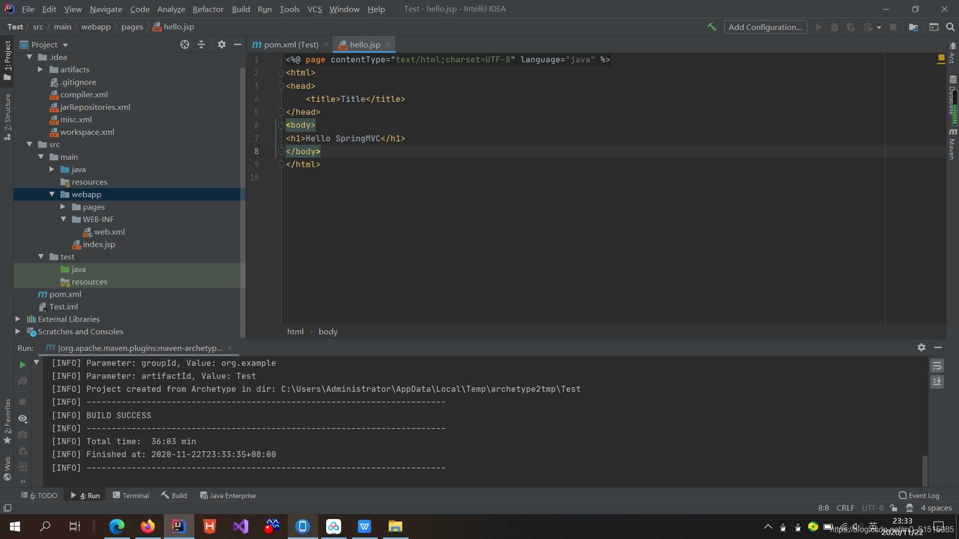 Spring MVC創建項目踩過的bug