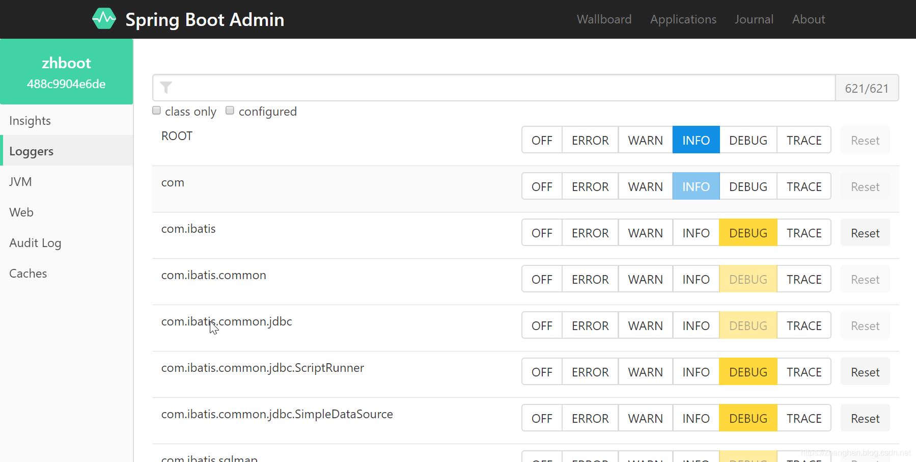 Spring Boot集成 Spring Boot Admin 監控