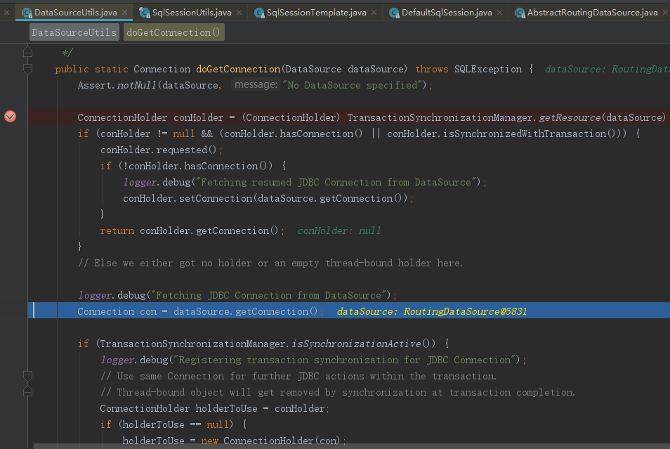 Spring數據庫多數據源路由配置過程圖解